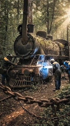 Transformasi Kereta Uap Tua! 🚂🛠