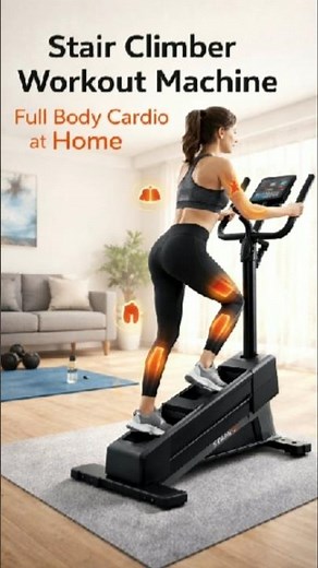 #DreamTrackAI Stair Climber Workout Machine for Full Body Cardio at Home