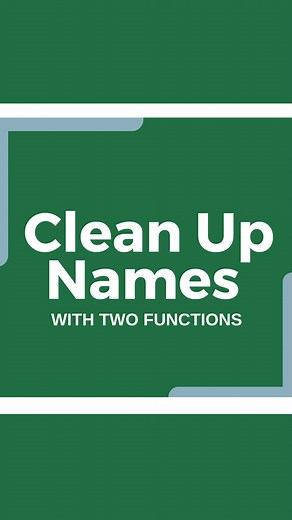 Your Excel Dictionary on Instagram: "Combine the PROPER and TRIM functions to capitalize the first letter of each word and remove all extra spaces at once 🤯 🗂 Don’t forget to save this post for future reference! 📚Excel Function Guide + Dictionary now available (link in bio) 💥 Visit my website to shop my Amazon Shop, Excel Guides, and more! (link in bio) #excel #exceltips #exceltricks #spreadsheets #corporate #accounting #finance #workhacks #tutorial"