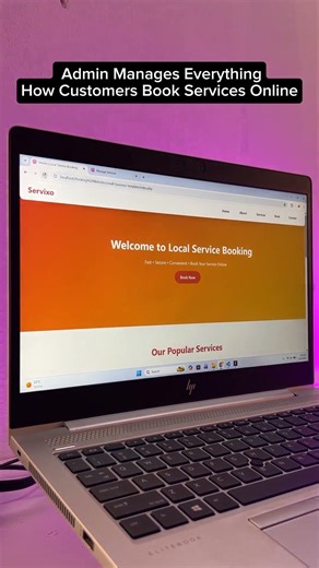 This is why local businesses need a WEBSITE in 2026 🔥 #webdeveloper #bookingwebsite #phpmysql