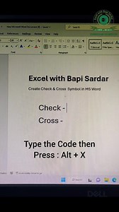 5.7K views · 16 reactions | ✔️ Create Check & ❌ Cross Symbols in...