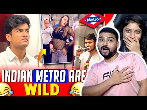 Slayy Point - Indian Metro Trains are WILD | Reaction
