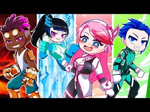 Fire, Water, Air, and Earth! Four Elements Rescue Queen | Gacha Life x Gacha Club