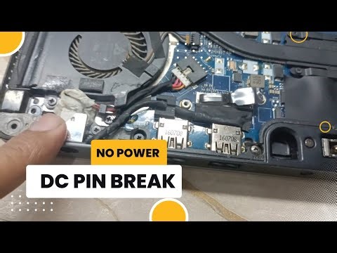 Dell latitude E7470 not turning on - no power - fully dead laptop - charging pin break