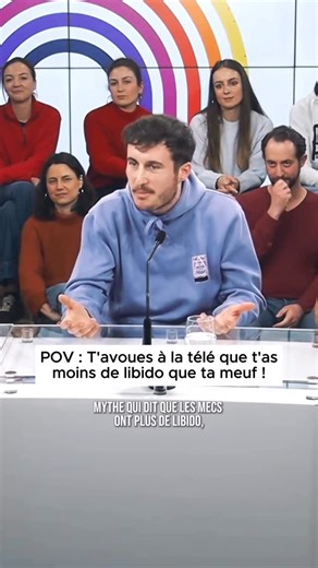 Samuel Certenais on Instagram: "Les mecs ont-ils plus de libido ? #libido #samuelcertenais #virilité #plateautélé #couple Spectacle « Garçon » ou « Comment devenir un homme quand on ne veut pas ressembler à son père ? » en tournée - lien en bio pour les places ✨ @cedricvernrealemotion @mehdilijem 📹🐅"