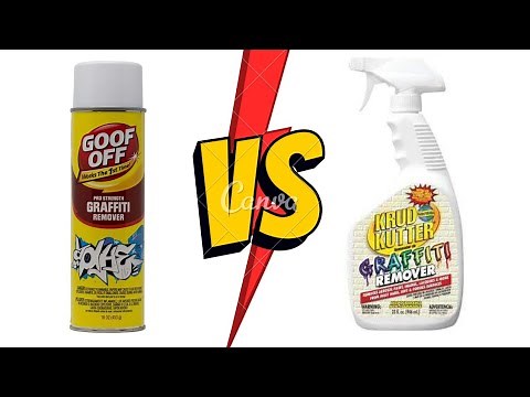 How to remove spray paint from vehicle | Goof Off graffiti remover VS Krud-Kutter graffiti remover