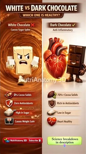 Why Dark Chocolate is GOOD for Your Heart 🍫