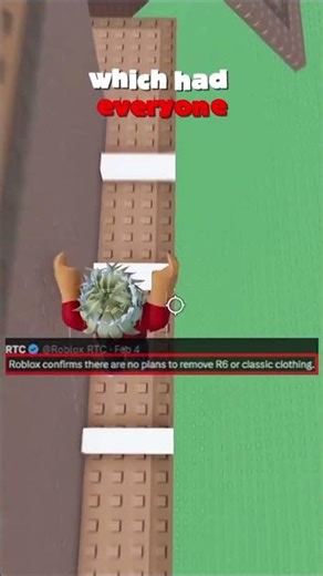 Roblox Is NOT Removing R6 Avatars! #roblox #rblx #funny #robloxrant #usa