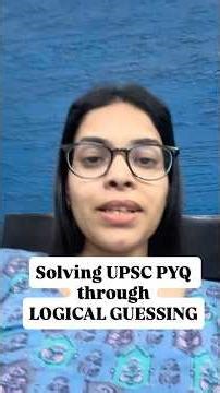 UPSC PYQ Elimination Techniques | UPSC | UPSC PRELIMS 2026 #upsc #upscprelims