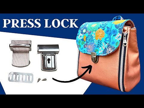Quick & Easy PRESS LOCK CLOSURE Tutorial for Beginners