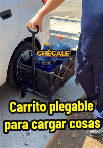 Carrito plegable de lona resistente hasta 200 kg
