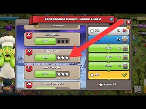 Level 22 Easy method 🔥|Controllable Heroes: Cookie Chaos! (Clash of Clans)