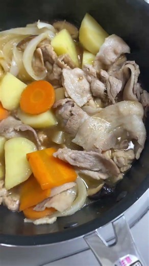 #肉じゃが #新じゃがいも#新キャベツ酢物#赤だし味噌汁