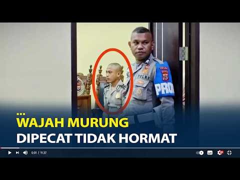 Bripda Masias Siahaya Dipecat Tidak Hormat, Wajah Murung Saat Sidang