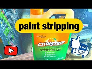 How to remove old paint using Citristrip stripping gel