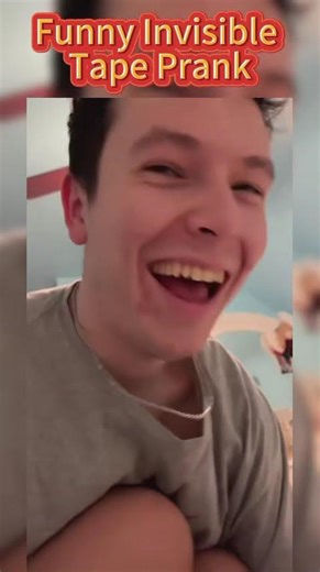 Invisible tape pranks 😂😂#tape#prank#prankvideo #funny