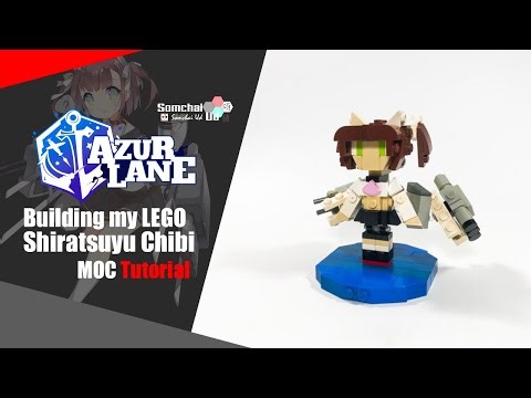 LEGO Azur Lane Shiratsuyu Chibi MOC Tutorial | Somchai Ud