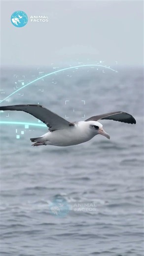 El albatros viaja océanos enteros sin aterrizar