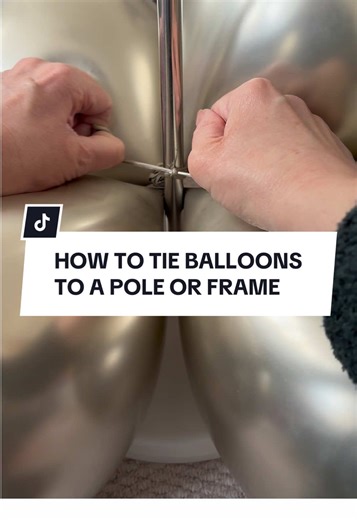 How to Secure Balloon Quads to a Frame