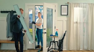 ODL 5-Lites Glass with External Grilles 8 in. x 64 in. x 1 in. Full Sidelite with White Frame Replacement Glass Panel 308505