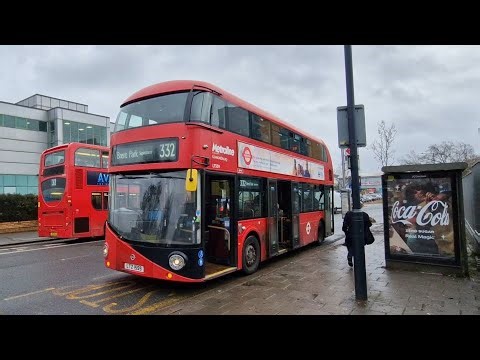 CRICKLEWOOD METROLINE BUS GARAGE (W) /BUS REVVING