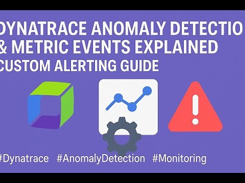 Dynatrace Anomaly Detection & Metric Events Explained | Custom Alerting Guide