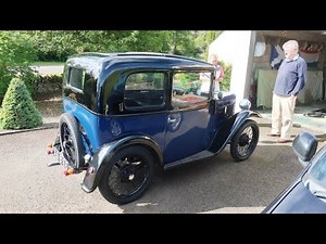 Short drive with a 1934 Austin 7 saloon
