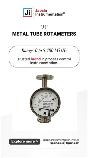 Metal Tube Rotameter | Precision Flow Measurement | Japsin Instrumentation #manufacturing