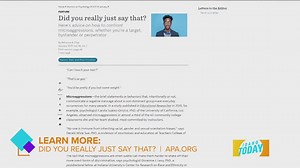 Microaggression: A Term We Should All Know Part 2