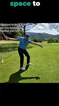 Fix Your Slice By Changing Your Stance #golf #golfswing