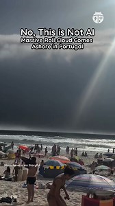 This cloud does look insane, however, it is very real and not really as dangerous as it looks...most of the time. This is a great example of a roll cloud. They can happen anywhere, but they are more common in coastal areas thanks to big differences in temperature between the land and water. You can also see these more frequently over other large bodies of water, like the Great Lakes. Sometimes roll clouds can indicate strong winds and strong storms are heading your way, but here the cloud just b