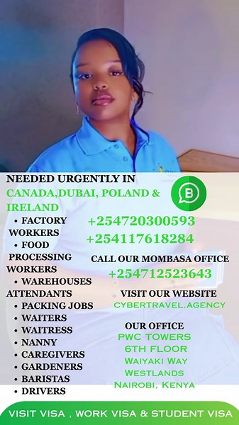 🌍 Looking to Work or Travel Abroad ? Your Global Opportunity Starts Here! ✈️ At Cyber Travel Agency, we specialize in helping you unlock international opportunities with genuine, guaranteed job placements and affordable visa solutions across CANADA, Dubai and 28 European countries. Whether you're seeking a career shift, better pay, or an unforgettable travel experience — we've got your ticket to the world. 💼 Current Job Openings Include: 🌟 Dubai: House Helps | Nannies | Caregivers | Cleaners