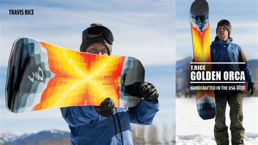 Travis Rice Details His Dream Snowboard...The Golden Orca