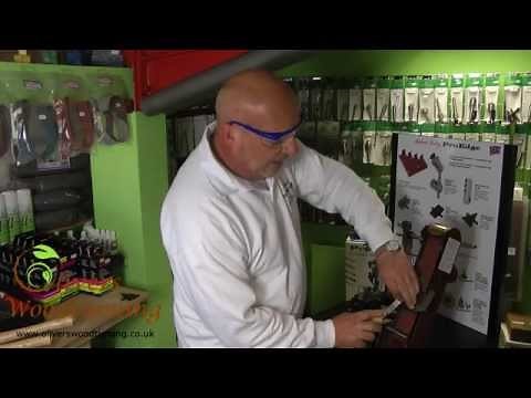 Ed Oliver demonstrates the Robert Sorby Pro Edge