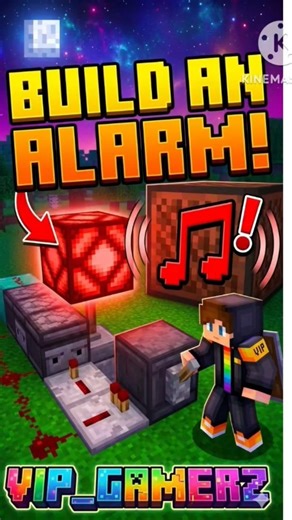 Making an alarm in Minecraft #redstonehacks#minecraft #views_viral #gaming #redstonebuildhacks#likes