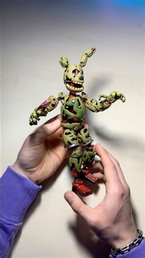Assembly of Springtrap FNAF action figure 🪓