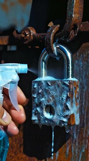 Steel padlock Rust Removing