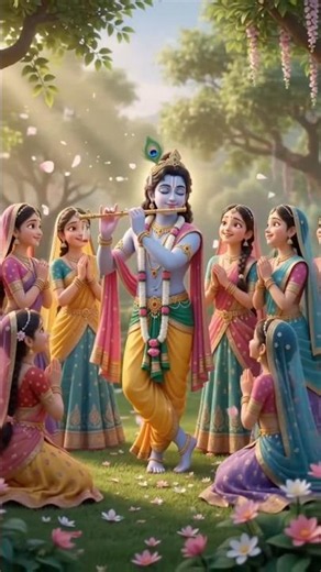 Jo Hai Albela Mad Naino Wala… ❤️✨ | Krishna Ji | Wo Kisna Hai 🌸🦚 #shorts