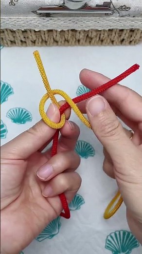 Simple and strong rope connection method