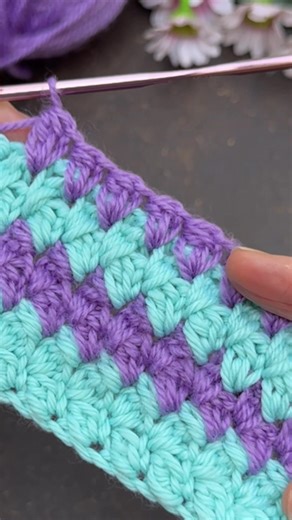 149K views · 2K reactions | Very easy crochet 2 rows blanket patternfull tutorial  https://youtu.be/7BI_x4qnQCE?si=pTUZneiBqcmfKk3A , #crochet #crocheting #pattern | Knit Crochet Patterns | Facebook