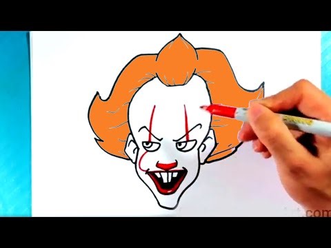 How to Draw PENNYWISE from Welcome to Derry