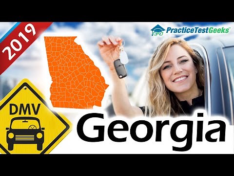 Georgia DMV Permit Learners Driving Test 2019