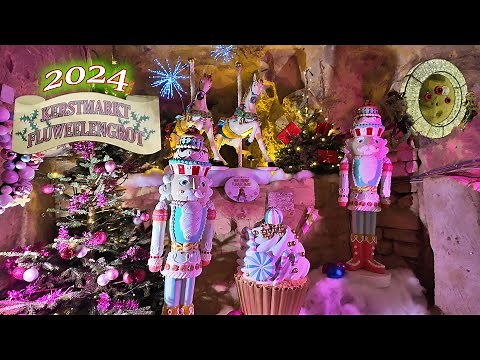Valkenburg's Christmas in the Caves: Is the "Fluweelengrot" Christmas Market worth it? (2024 4K)