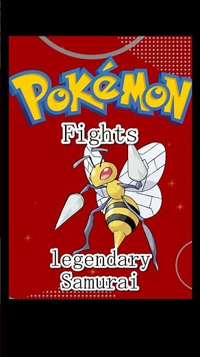 Beedrill is a Samurai? #pokemon #japanese #miyamotomusashi #beedrill #shorts