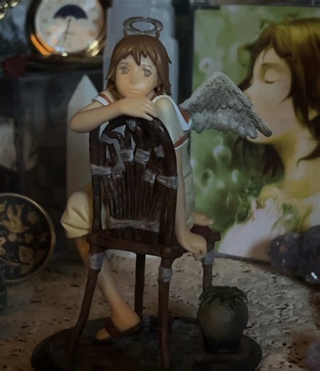 Here’s a better video of my collection of haibane Renmei #fyp #haibanerenmei #figure #anime #collection