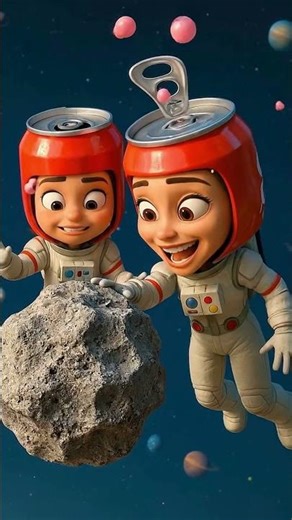 “SODA POP SPACE CHAOS! 🚀🥤 Zero Gravity Fizz Explosion!” Try not to laugh!