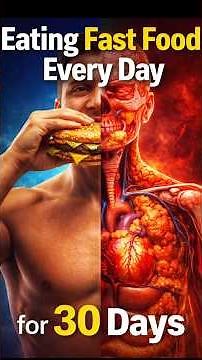 🍔 What Happens to Your Body When You Eat Fast Food Every Day for 30 Days?