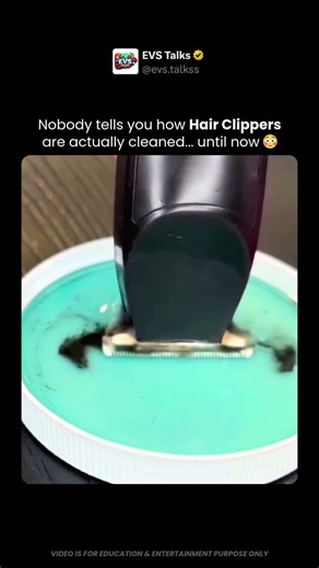 Nobody Tells You How Hair Clippers Are Cleaned 😳✂️