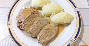 Filet mignon au four à l'ail et à la moutarde