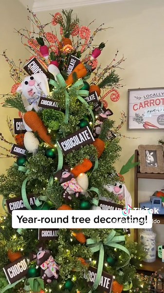 Year-Round Tree Decorating Ideas for Spring | DIY Easter Decor